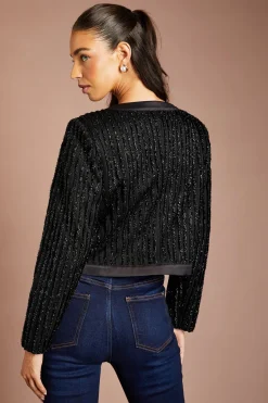 Veste Texturée Avec Détails De Boutons