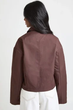 boohoo Veste Trench Courte Ample<Femme Vestes & Manteaux|Trenchs