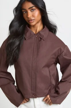 boohoo Veste Trench Courte Ample<Femme Vestes & Manteaux|Trenchs