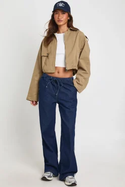 Veste Trench Courte Utilitaire