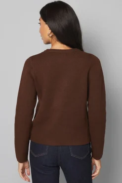 Wallis Veste Tricotée Cintrée à Double Boutonnage<Femme Looks Chocolat|Pulls Et Gilets