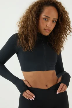 DSGN Studio Veste Ultra Courte Sans Couture À Contours Sport<Femme Vêtements De Sport|Dsgn Studio