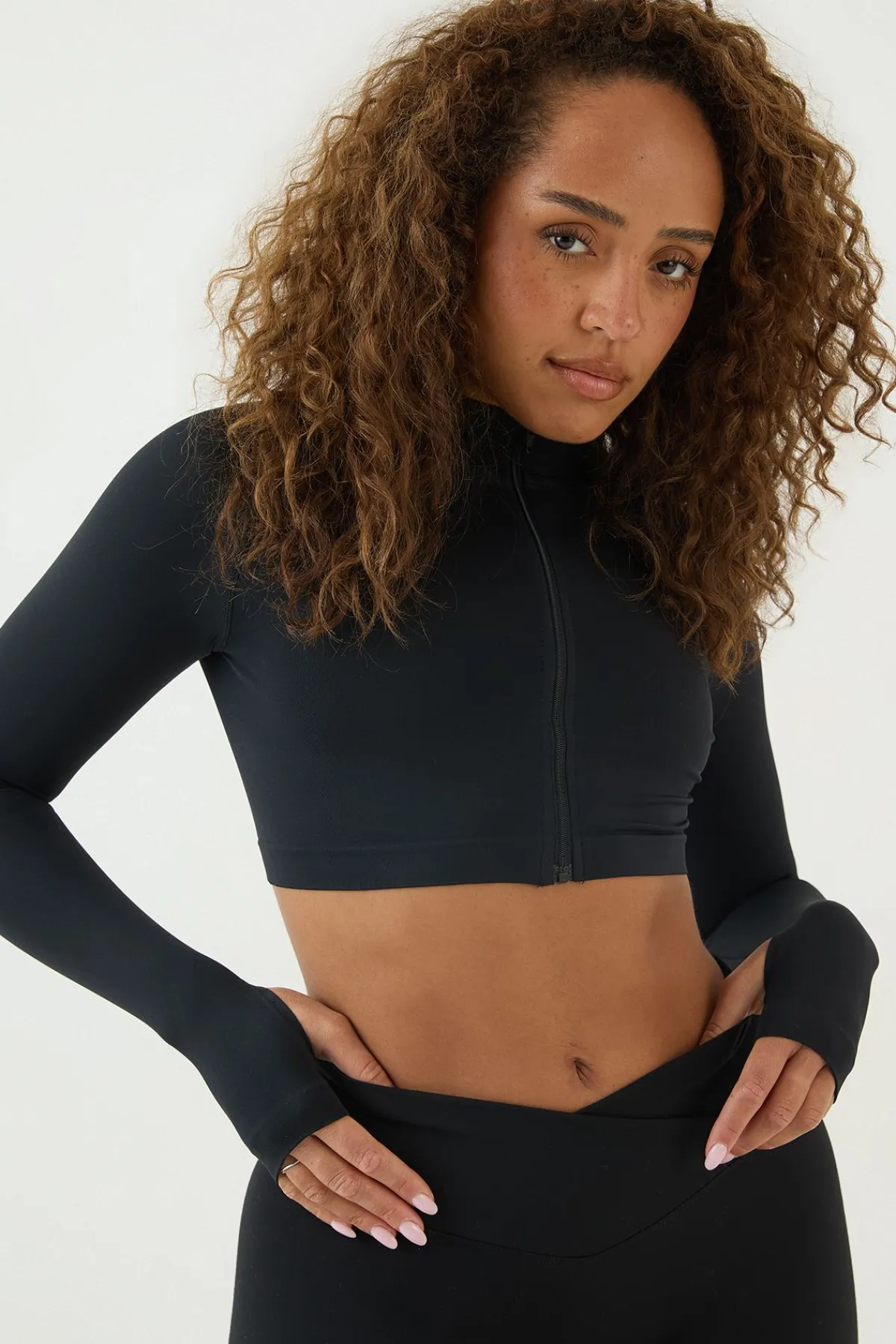 DSGN Studio Veste Ultra Courte Sans Couture À Contours Sport<Femme Vêtements De Sport|Dsgn Studio
