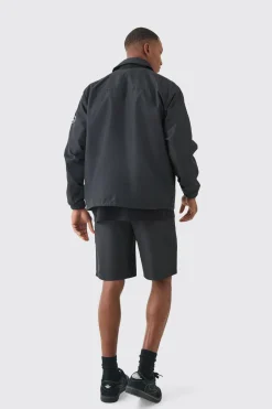 boohooMAN Veste universitaire à écusson<Homme Manteaux Et Vestes