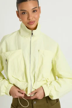 boohoo Veste Utilitaire Courte À Col Cheminée<Femme Vestes & Manteaux