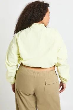 boohoo Veste Utilitaire Courte À Col Montant Grande Taille<Femme Vestes & Manteaux