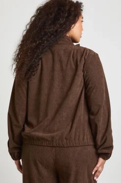 Veste Utilitaire En Velours Côtelé Grande Taille