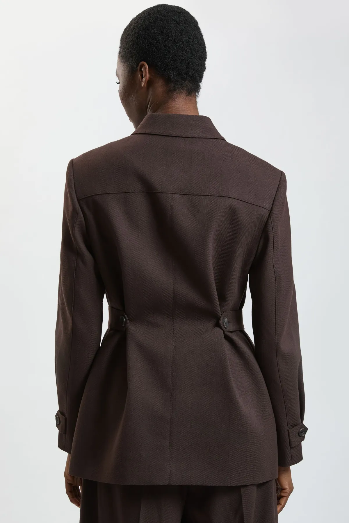 KarenMillen Veste Utilitaire À Texture Chevron<Femme Manteaux Et Vestes D’Automne|Vestes & Manteaux