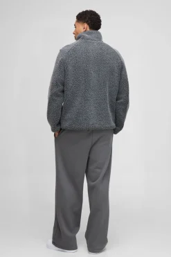 Veste zippée à col entonnoir, coupe régulière, bicolore, mélange nylon synthétique