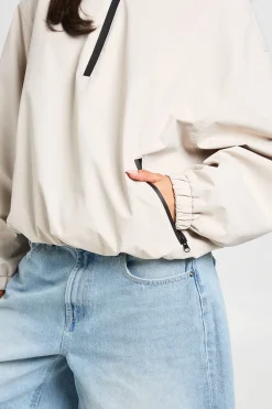 Veste Zippée À Col Montant