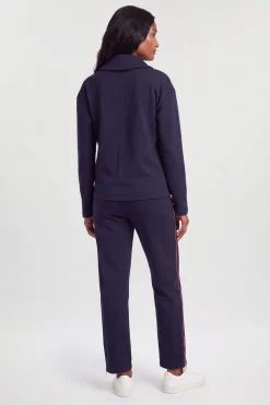 Veste Zippée Décontractée En Mélange De Viscose
