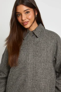 Veste zippée en mélange de laine