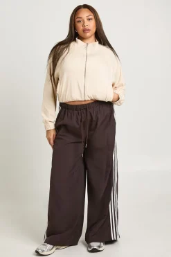 Veste Zippée Grande Taille Col Cheminée Côtelé