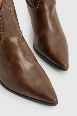 Western Bottes à détails cloutés