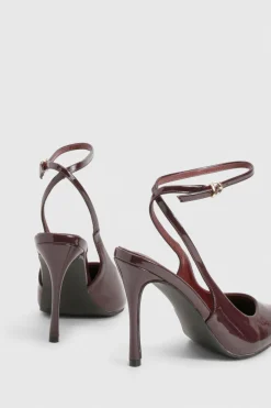 Wide Fit Cut Out Court Shoes
