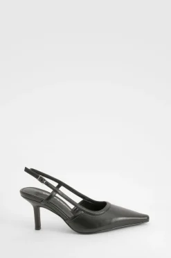 boohoo Wide Fit Slingback Court Shoes< Chaussures Festives|Chaussures À Talons