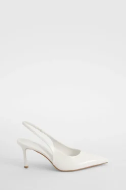 Wide Fit Slingback Court Shoe