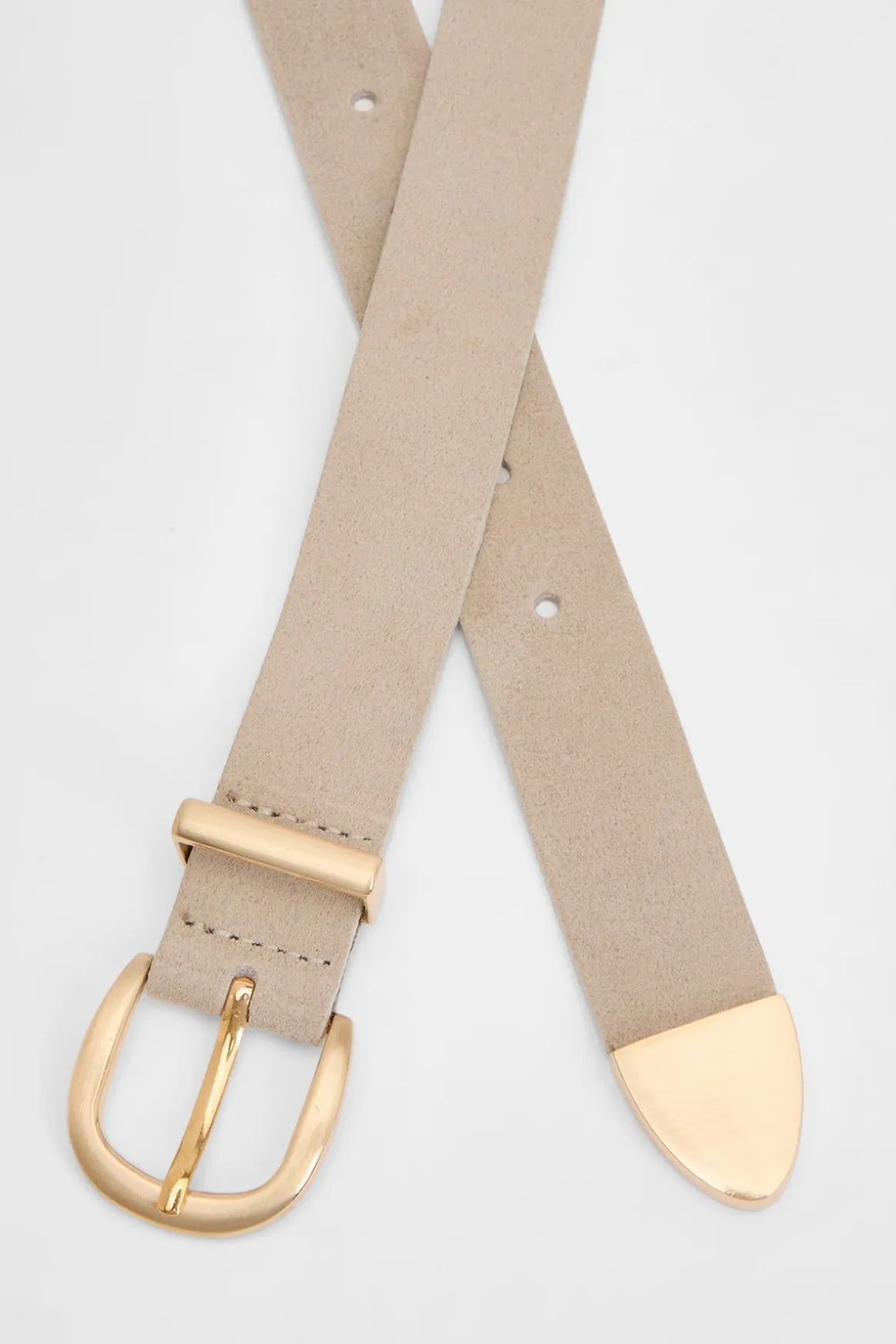 Wide Suede Belt