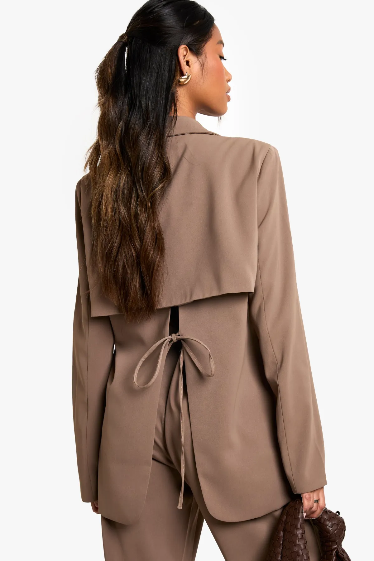 boohoo Woven Open Back Tailored Blazer<Femme Tailleurs|Blazers