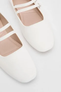Dorothy Perkins Yara Ballerines À Bout Carré Matelassées En Synthétiquecuir À Double Bride Mary Jane< Ballerines|Chaussures Plates