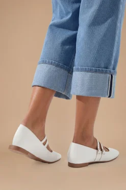 Dorothy Perkins Yara Ballerines À Bout Carré Matelassées En Synthétiquecuir À Double Bride Mary Jane< Ballerines|Chaussures Plates